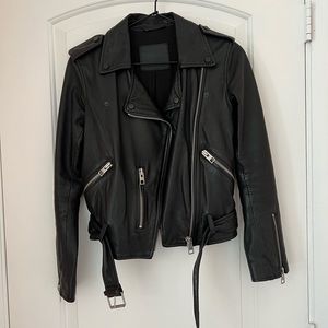 AllSaints Balfern Leather Biker Jacket